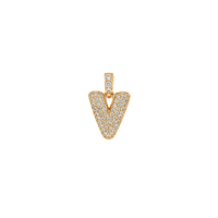Pave Gold Initials