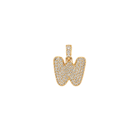 Pave Gold Initials