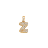 Pave Gold Initials